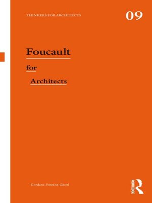 cover image of Foucault for Architects